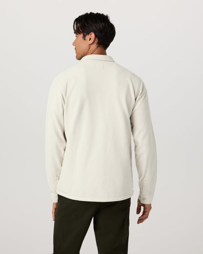 Aspen Shirt Jacket Men's Mushroom Fleece Shirt Jacket | Vuori sale - US 6733