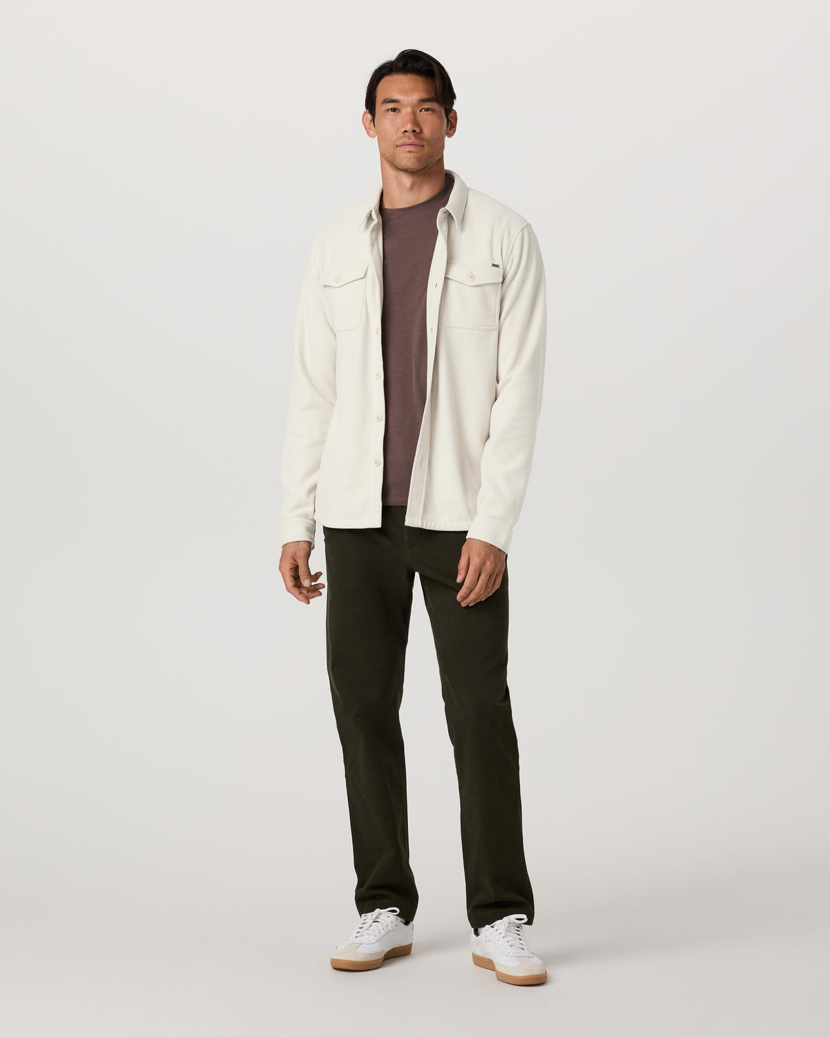 Aspen Shirt Jacket Men's Mushroom Fleece Shirt Jacket | Vuori sale - US 6733