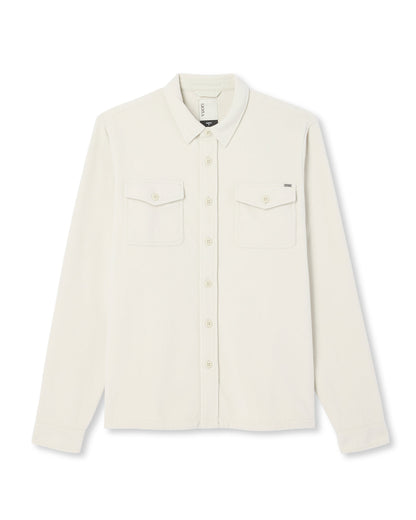 Aspen Shirt Jacket Men's Mushroom Fleece Shirt Jacket | Vuori sale - US 6733