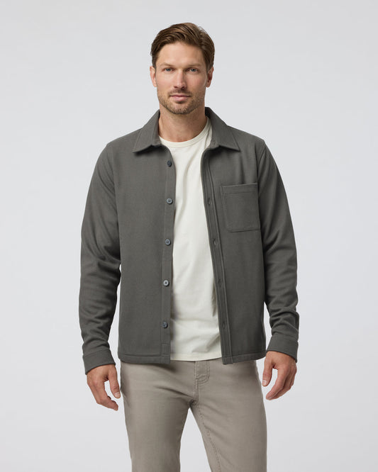 Beldon Shirt Jacket Knit Twill Oregano | Vuori online - US 9351