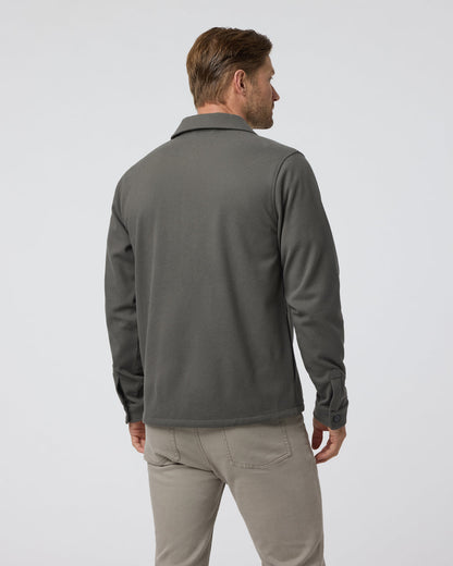 Beldon Shirt Jacket Knit Twill Oregano | Vuori online - US 9351