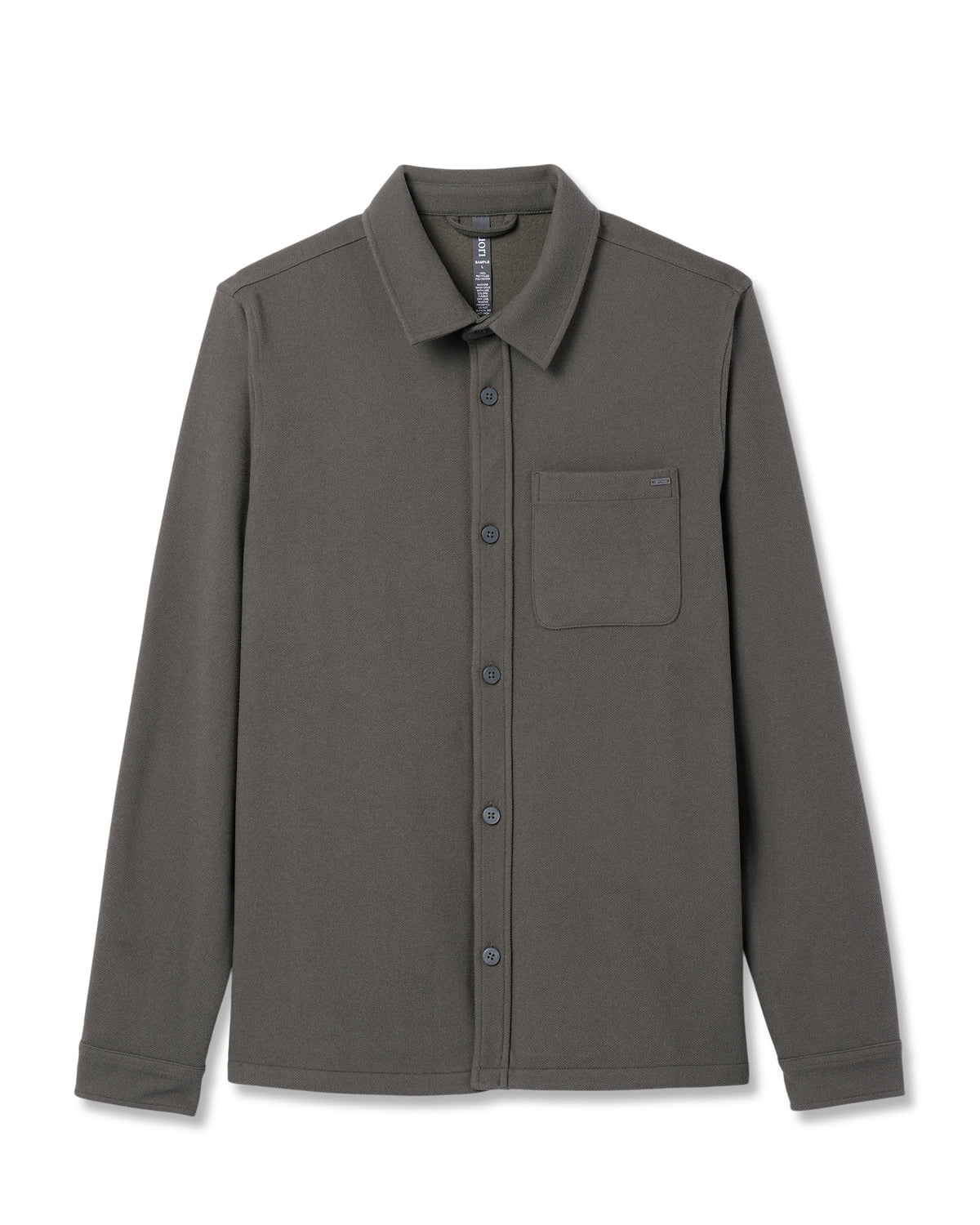 Beldon Shirt Jacket Knit Twill Oregano | Vuori online - US 9351