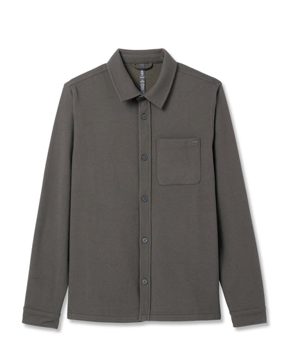 Beldon Shirt Jacket Knit Twill Oregano | Vuori online - US 9351