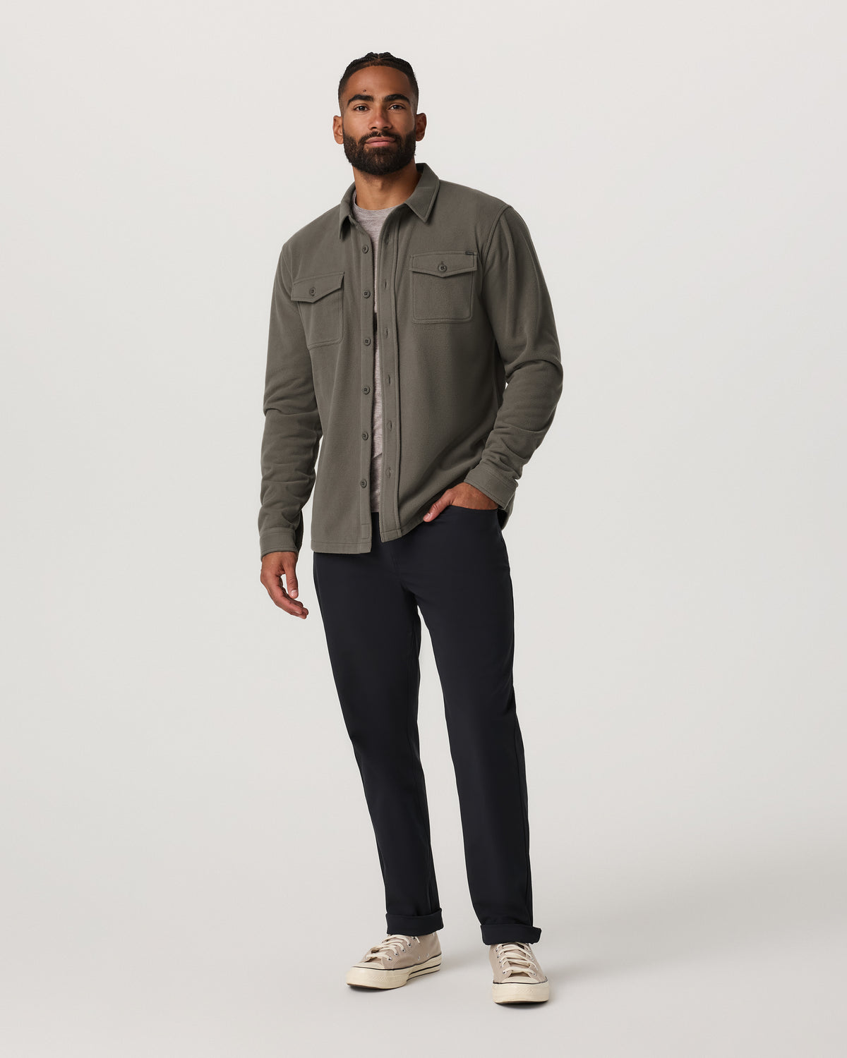 Aspen Shirt Jacket Men's Root Fleece Shirt Jacket | Vuori discount - US 9259