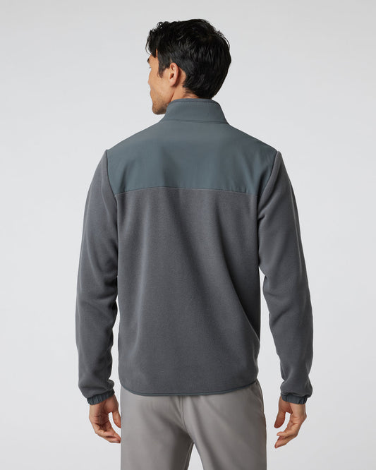 Aspen Full Zip Jacket Dark Pewter Fleece Jacket | Vuori outlet - US 5259