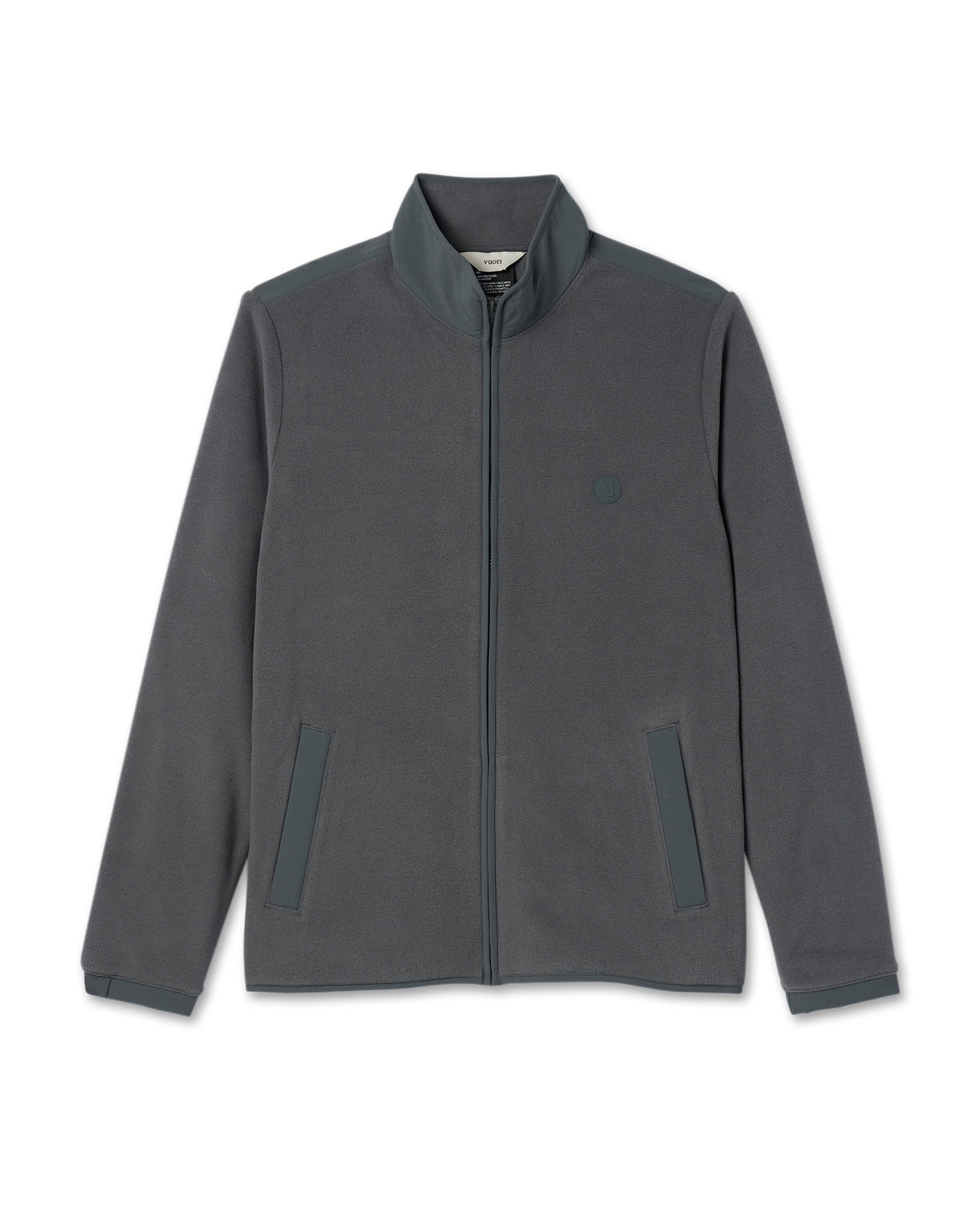 Aspen Full Zip Jacket Dark Pewter Fleece Jacket | Vuori outlet - US 5259