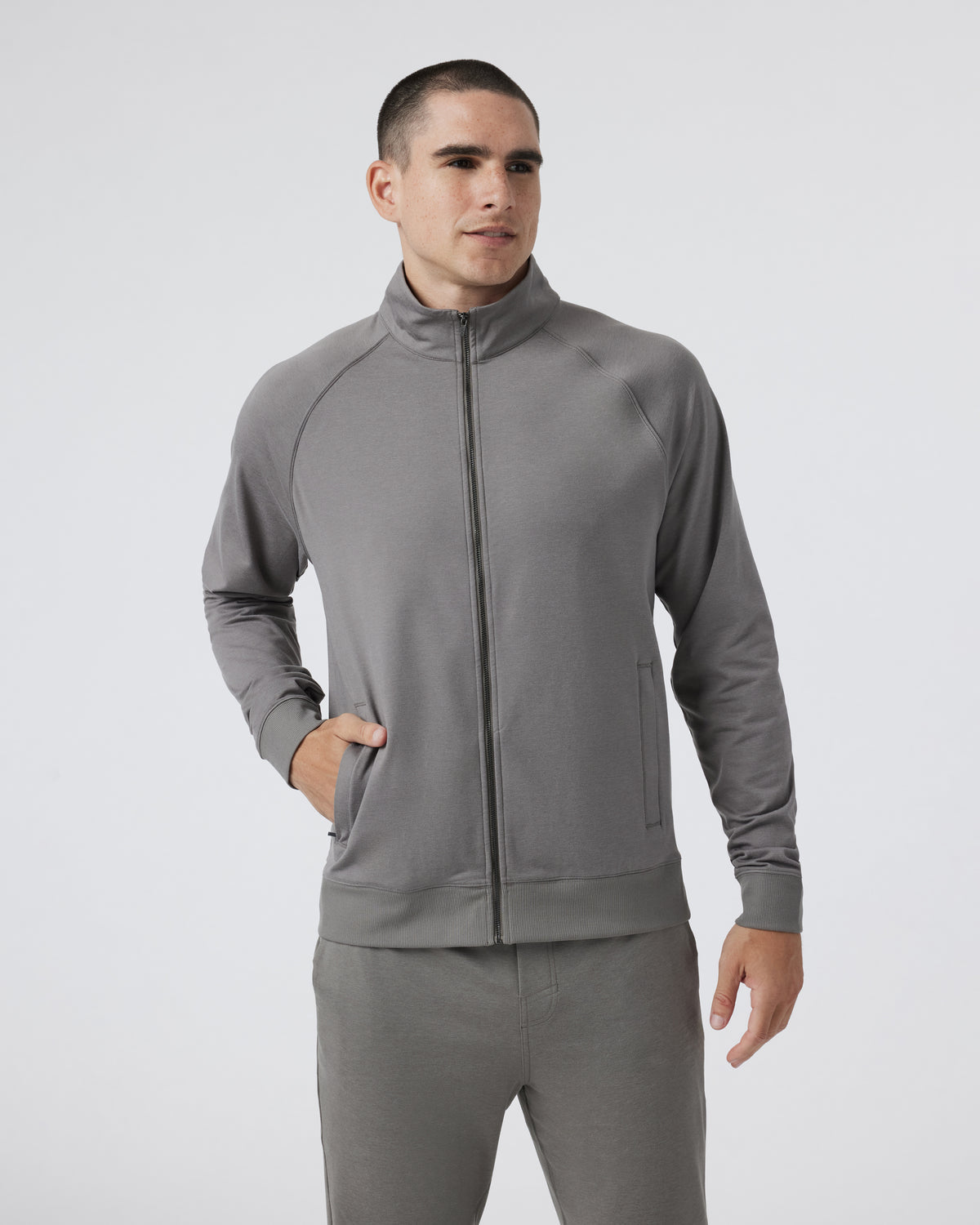 Coronado Novelty Full Zip Men's Dolomite Jacket | Vuori shop - US 9222