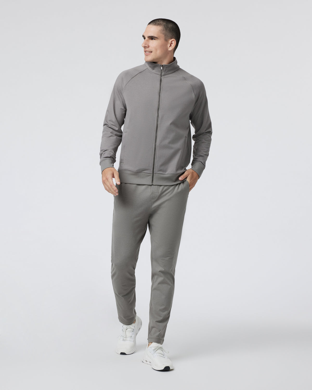 Coronado Novelty Full Zip Men's Dolomite Jacket | Vuori shop - US 9222