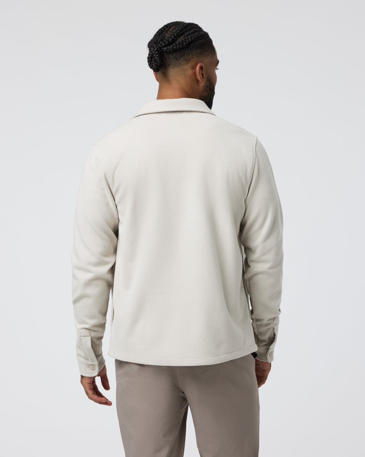 Beldon Shirt Jacket Knit Twill Oatmeal | Vuori sale - US 4603