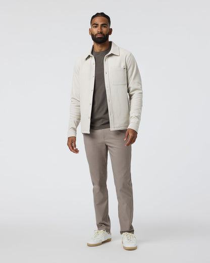 Beldon Shirt Jacket Knit Twill Oatmeal | Vuori sale - US 4603