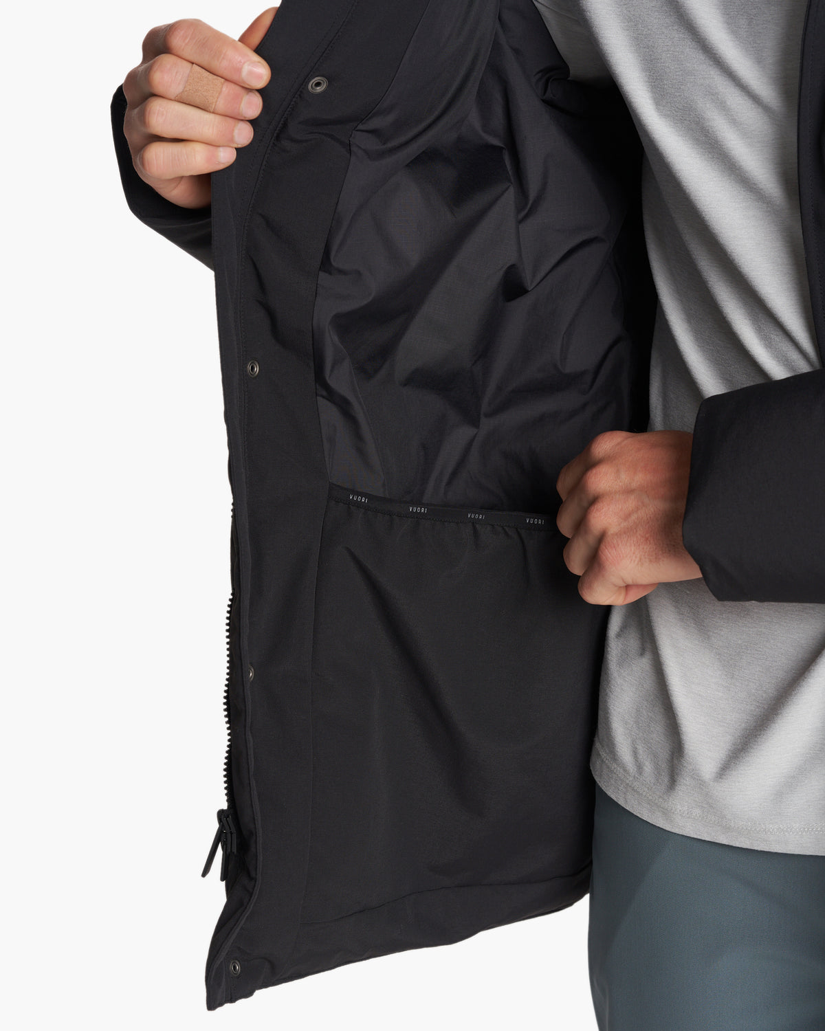 Northmost Insulated Parka Men's Black Down Parka | Vuori onsale - US 9268