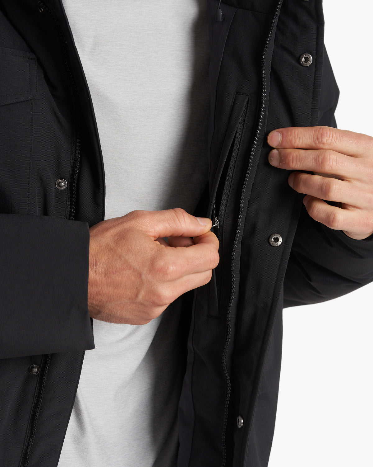Northmost Insulated Parka Men's Black Down Parka | Vuori onsale - US 9268