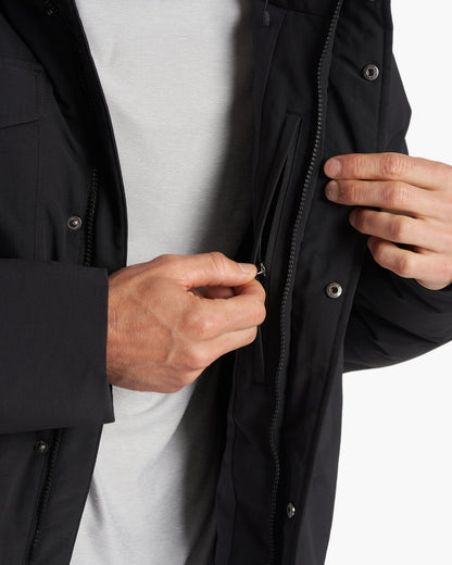Northmost Insulated Parka Men's Black Down Parka | Vuori onsale - US 9268