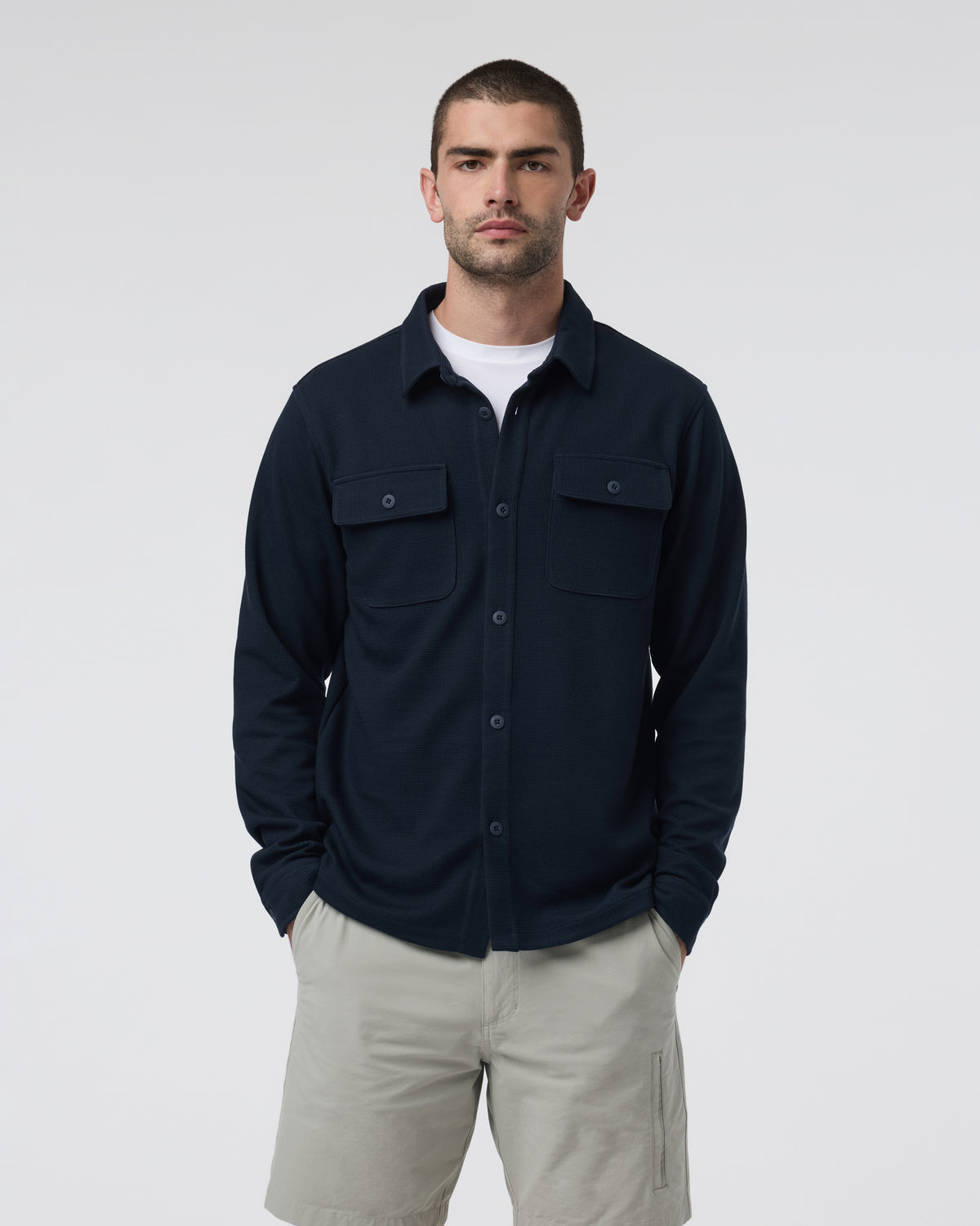 Waffle Shirt Jacket Ink | Vuori for sale - US 4713