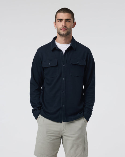 Waffle Shirt Jacket Ink | Vuori for sale - US 4713