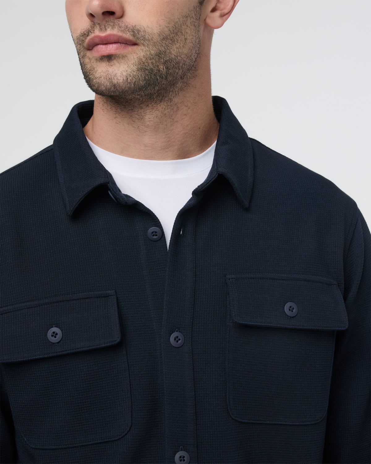 Waffle Shirt Jacket Ink | Vuori for sale - US 4713