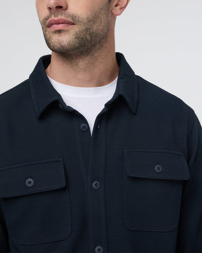 Waffle Shirt Jacket Ink | Vuori for sale - US 4713