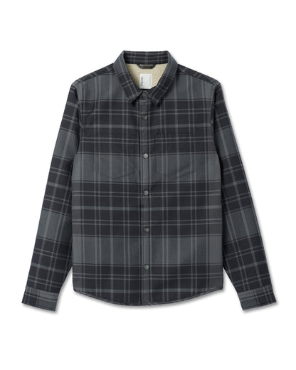 Coastside Shirt Jacket Men's Black Plaid Shirt | Vuori outlet - US 3098