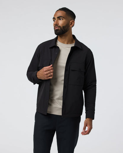 Lawson Tech Shirt Jacket Black | Vuori sale - US 3864