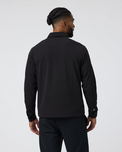 Lawson Tech Shirt Jacket Black | Vuori sale - US 3864