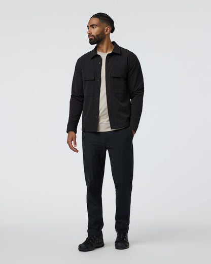 Lawson Tech Shirt Jacket Black | Vuori sale - US 3864