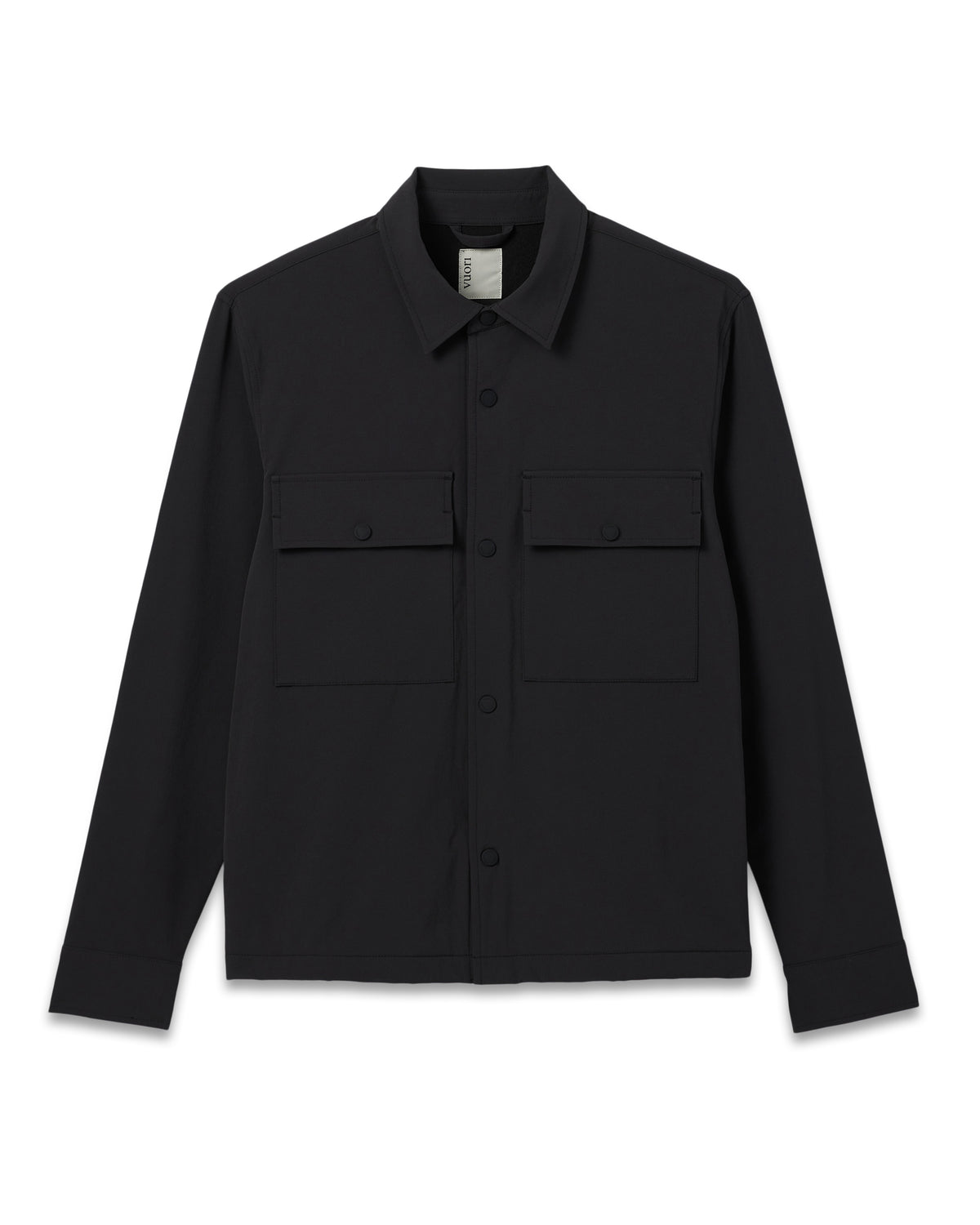 Lawson Tech Shirt Jacket Black | Vuori sale - US 3864