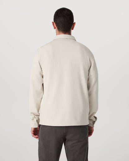Waffle Shirt Jacket Men's Mushroom Waffle Knit Top | Vuori onsale - US 9656