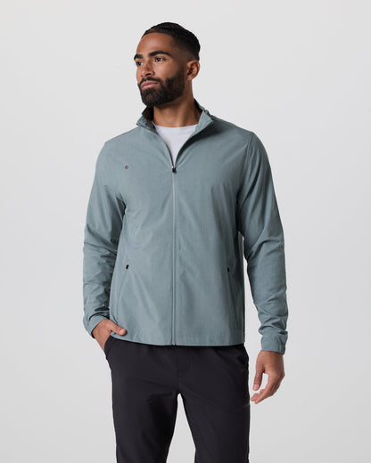 Venture Track Jacket Dusty Blue Linen Texture | Vuori discount - US 3955