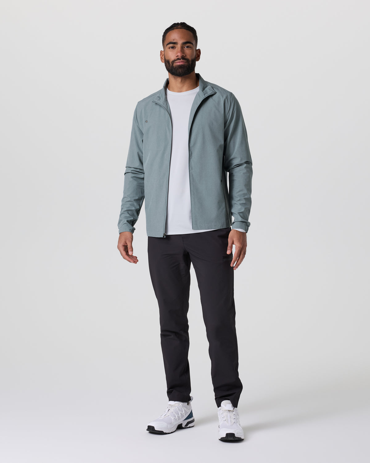 Venture Track Jacket Dusty Blue Linen Texture | Vuori discount - US 3955