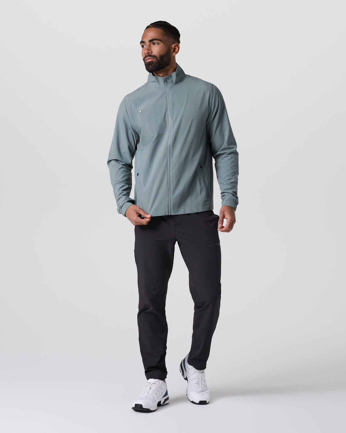 Venture Track Jacket Dusty Blue Linen Texture | Vuori discount - US 3955