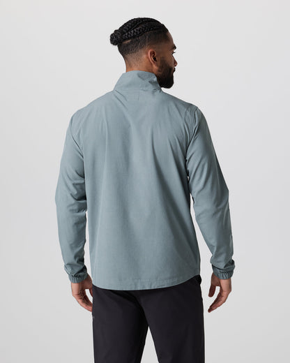 Venture Track Jacket Dusty Blue Linen Texture | Vuori discount - US 3955