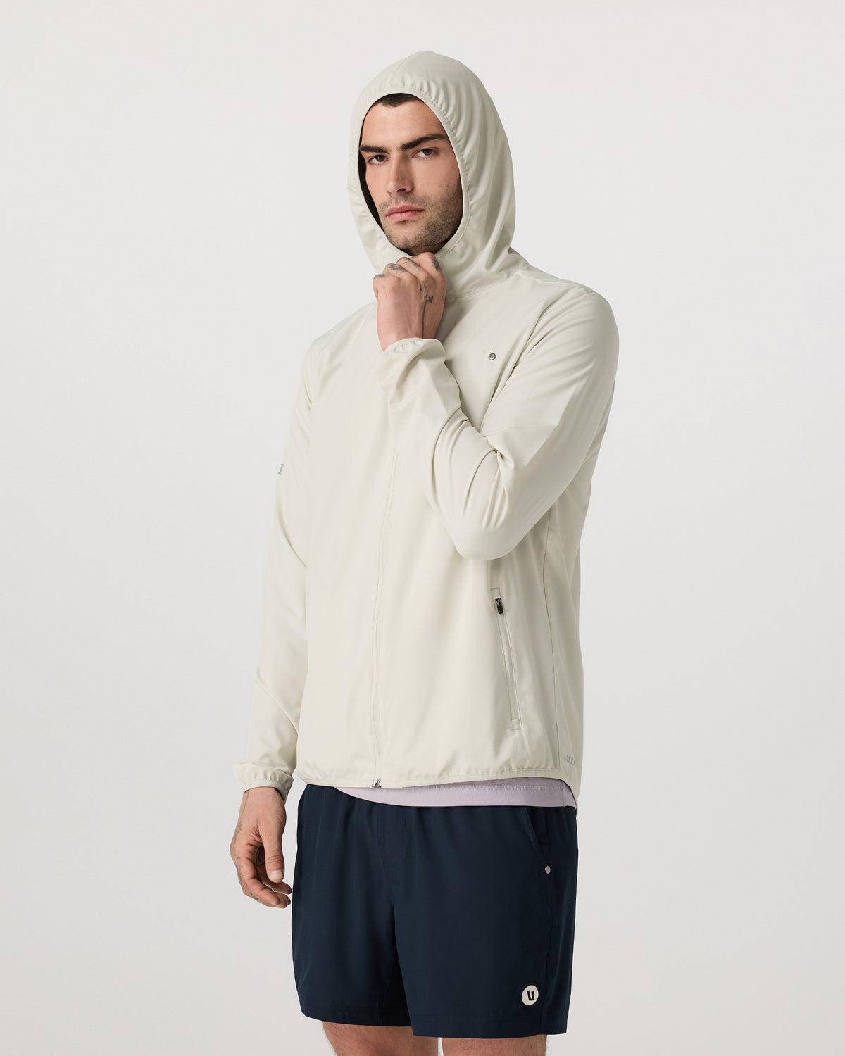 Outdoor Trainer Shell Men's Winter Grey Hooded Jacket | Vuori outlet - US 7559