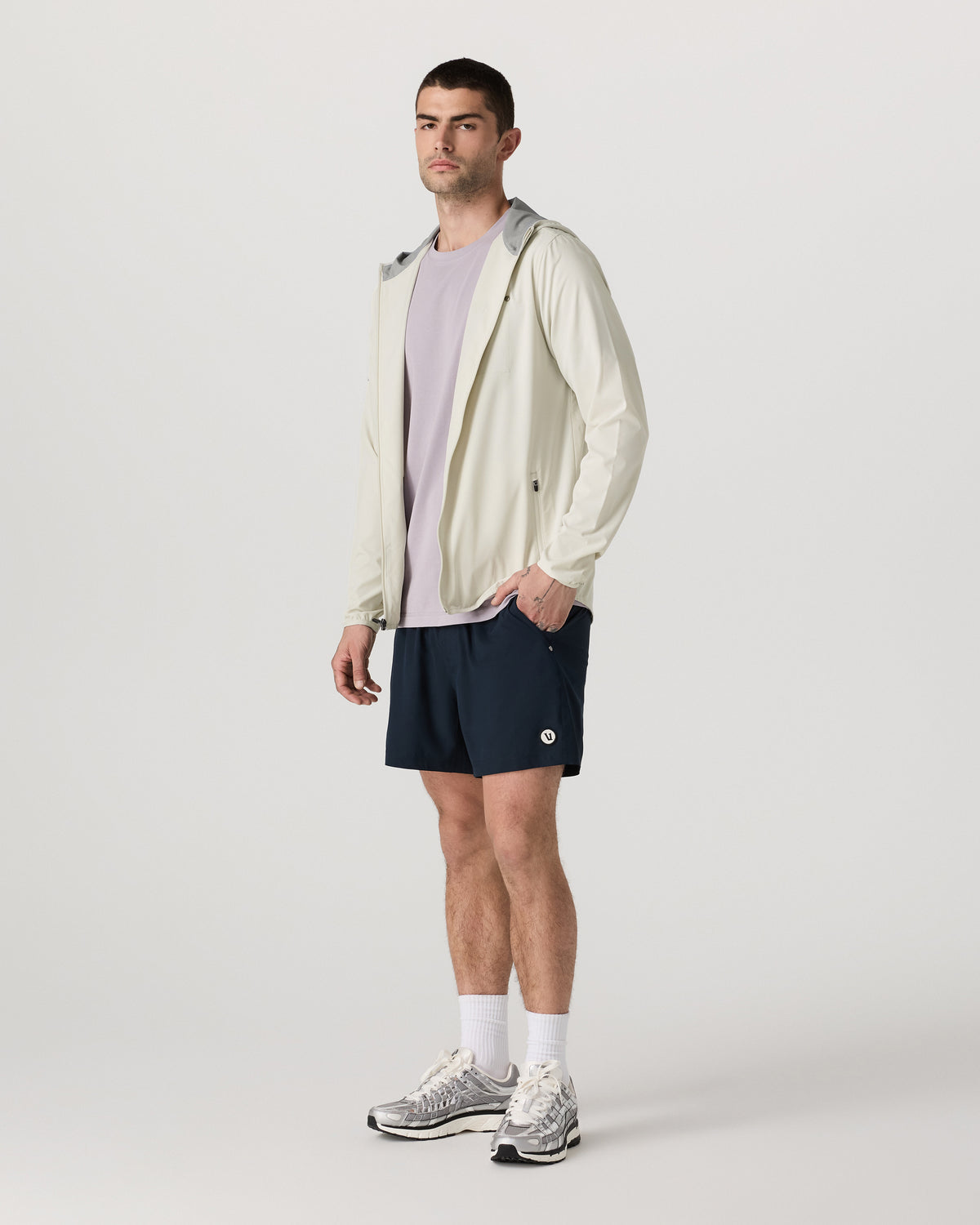 Outdoor Trainer Shell Men's Winter Grey Hooded Jacket | Vuori outlet - US 7559
