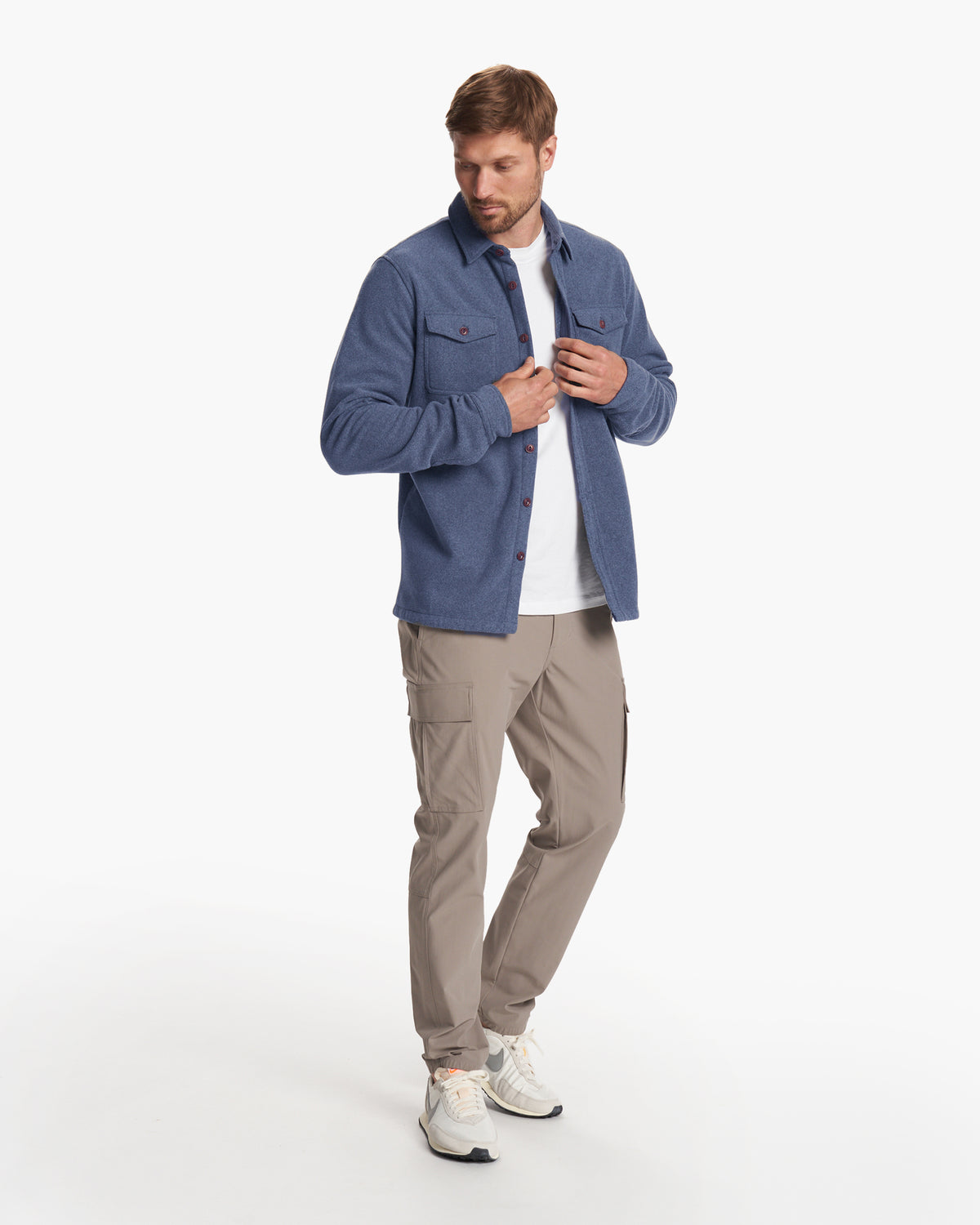 Aspen Shirt Jacket Azure Heather | Vuori shop - US 9538