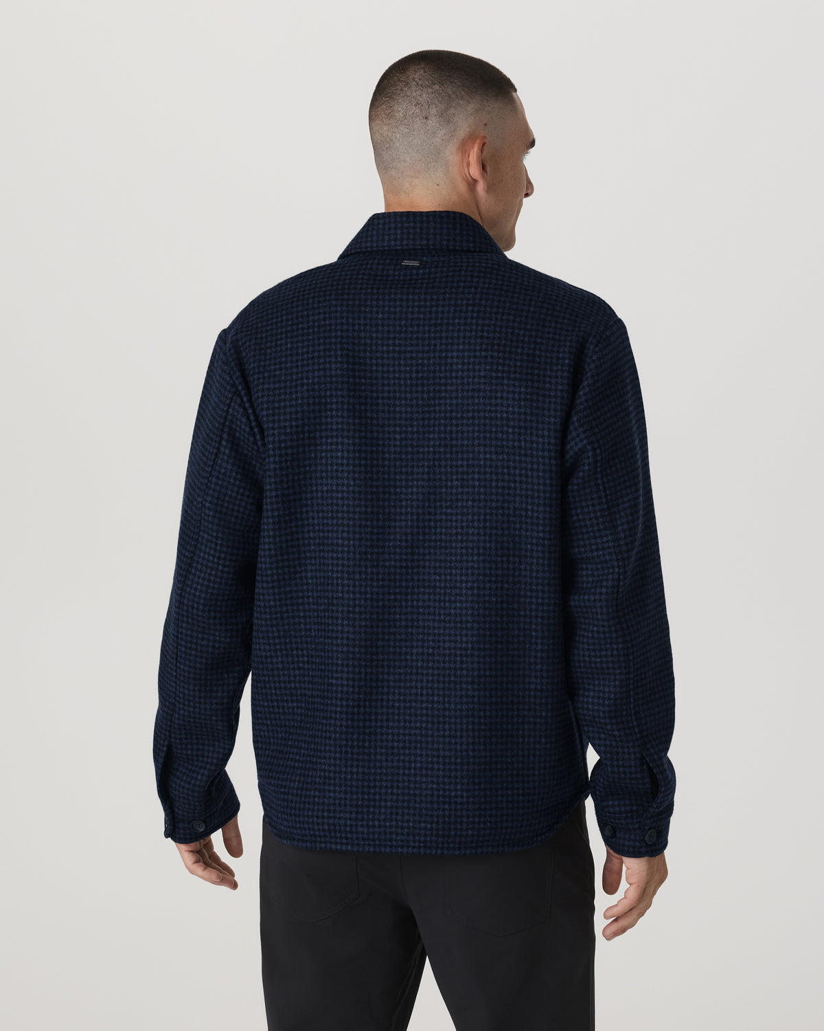 Ridge Natural Shirt Jacket Men's Navy Button-Up Jacket | Vuori sale - US 1983