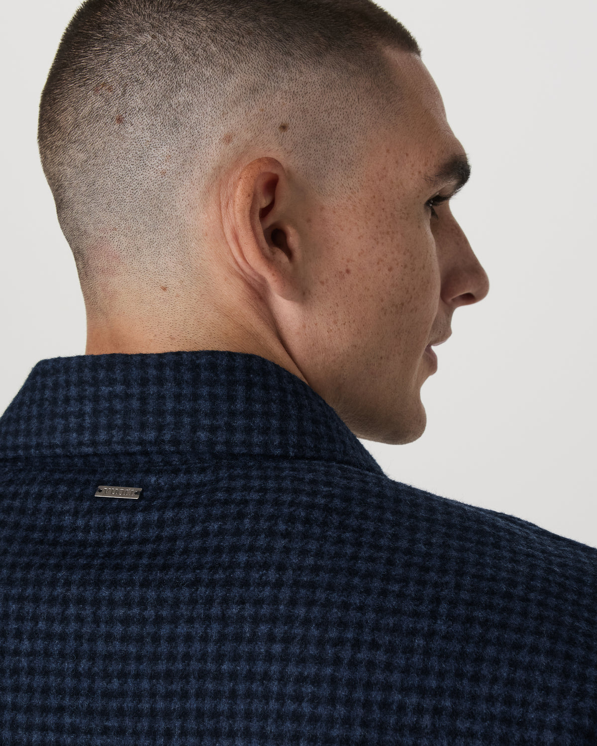 Ridge Natural Shirt Jacket Men's Navy Button-Up Jacket | Vuori sale - US 1983