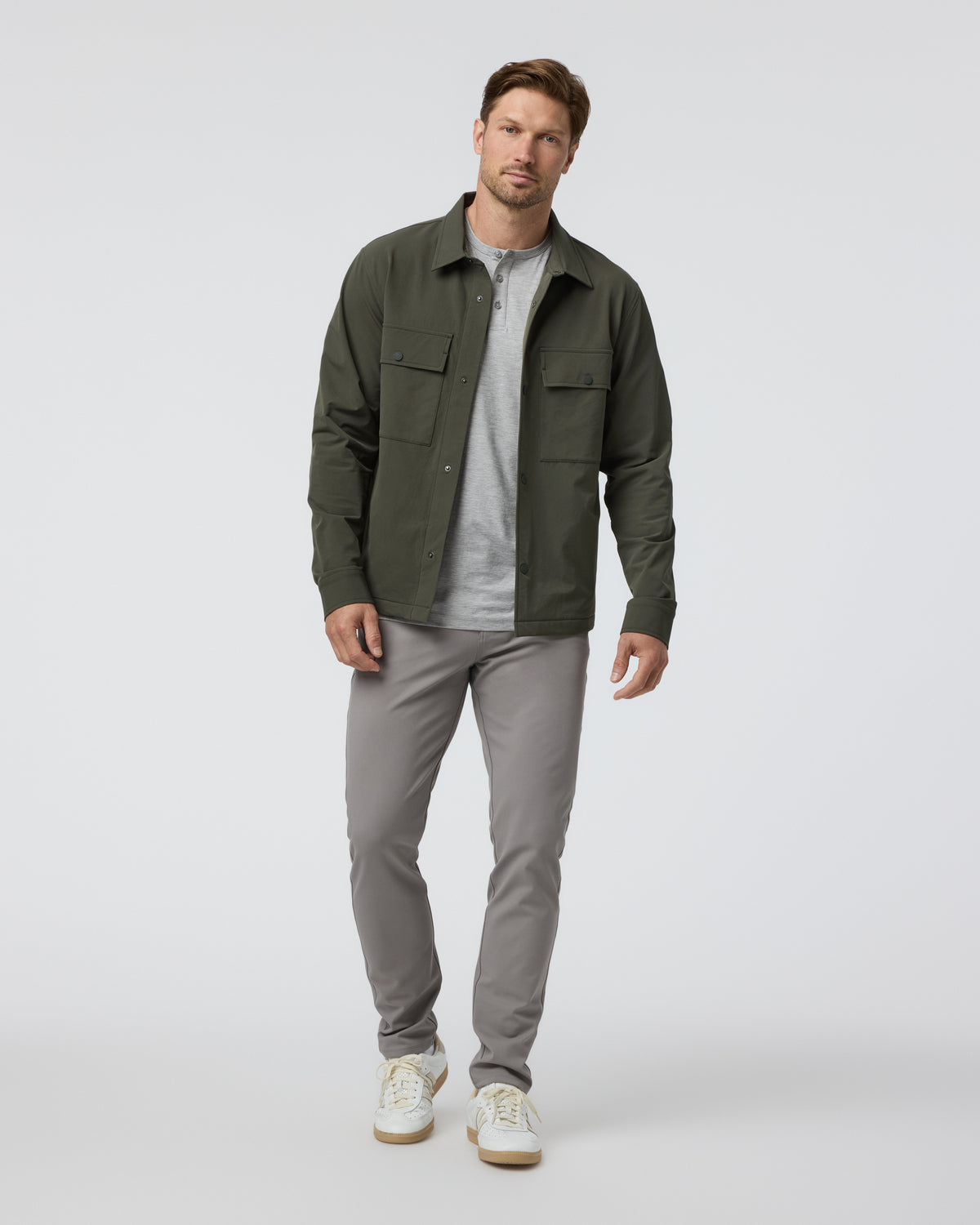 Lawson Tech Shirt Jacket Oregano | Vuori onsale - US 1337