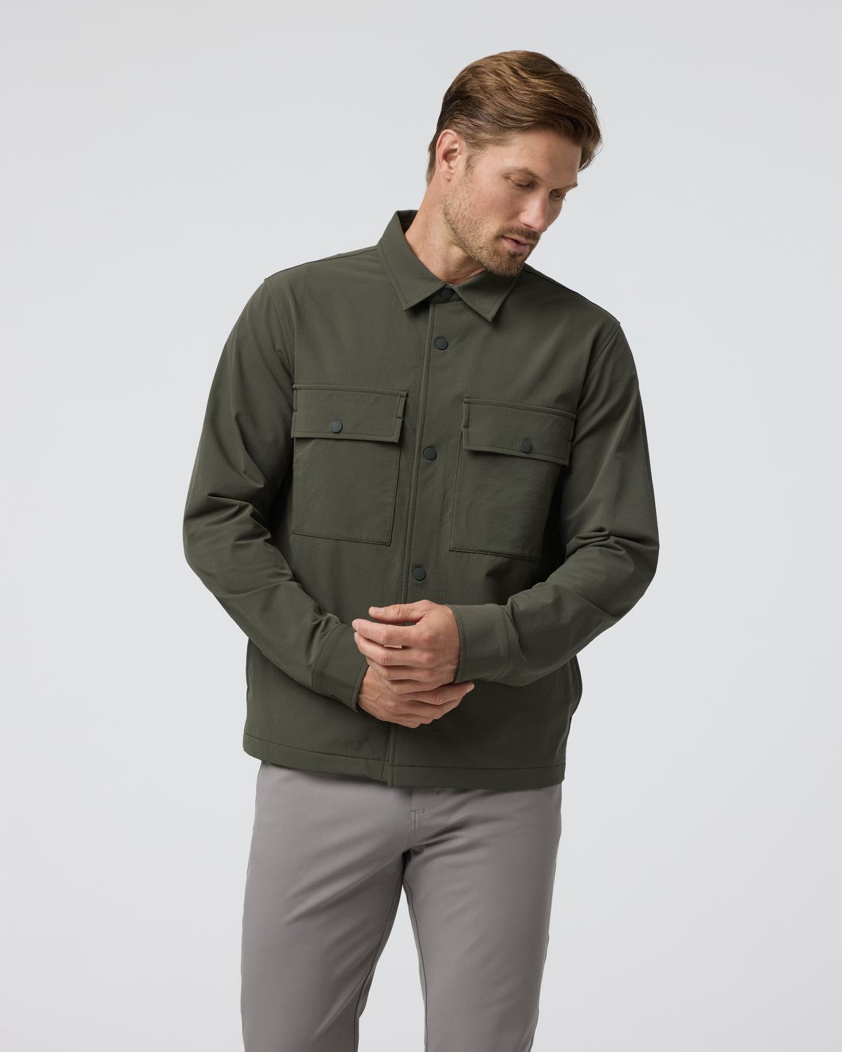 Lawson Tech Shirt Jacket Oregano | Vuori onsale - US 1337
