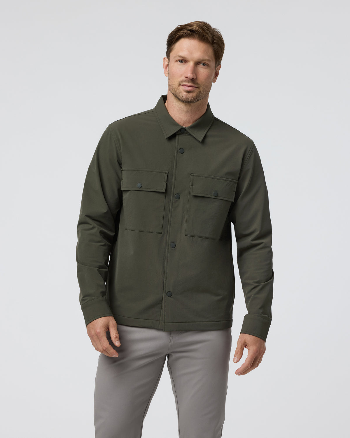Lawson Tech Shirt Jacket Oregano | Vuori onsale - US 1337