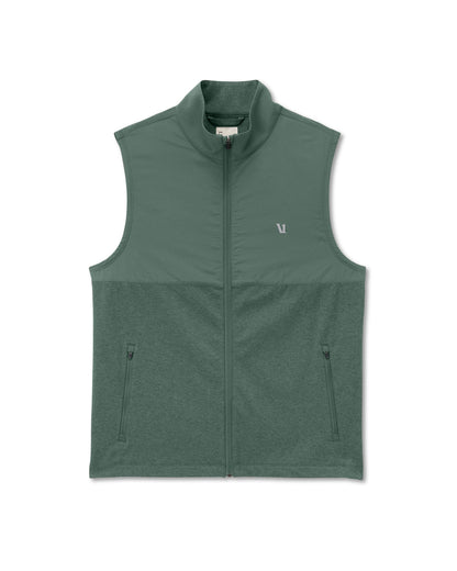 Sunday Element Vest Men's Agate Green Heather Vest | Vuori online - US 6845
