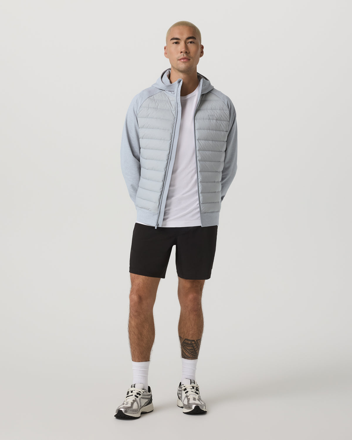 Steadfast Insulated Hybrid Men's Sea Fog Jacket | Vuori discount - US 2417