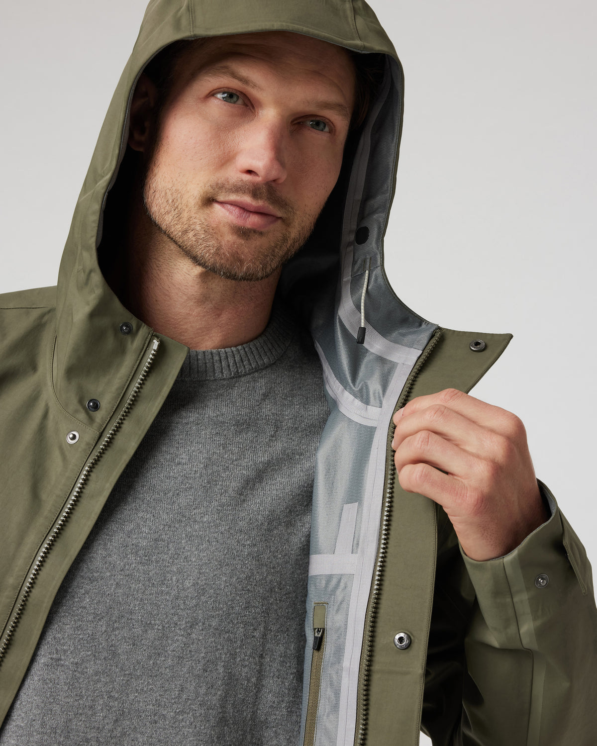 Tuuli Rain Jacket Men's Dark Metal Waterproof Jacket | Vuori outlet - US 9993