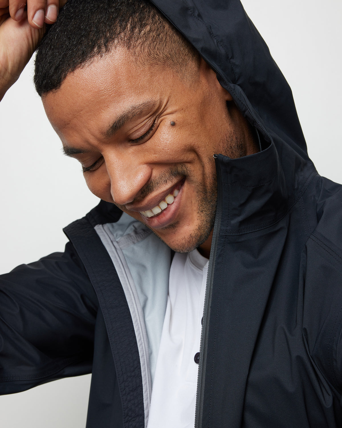 Rainstorm Packable Jacket Men's Black Rain Jacket | Vuori shop - US 9298