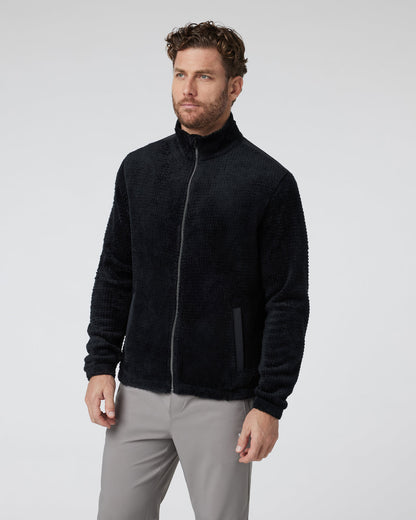 Fairfield Full Zip Jacket Men's Black Fleece Jacket | Vuori online - US 4463