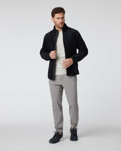 Fairfield Full Zip Jacket Men's Black Fleece Jacket | Vuori online - US 4463