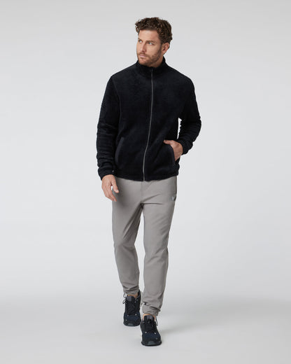 Fairfield Full Zip Jacket Men's Black Fleece Jacket | Vuori online - US 4463