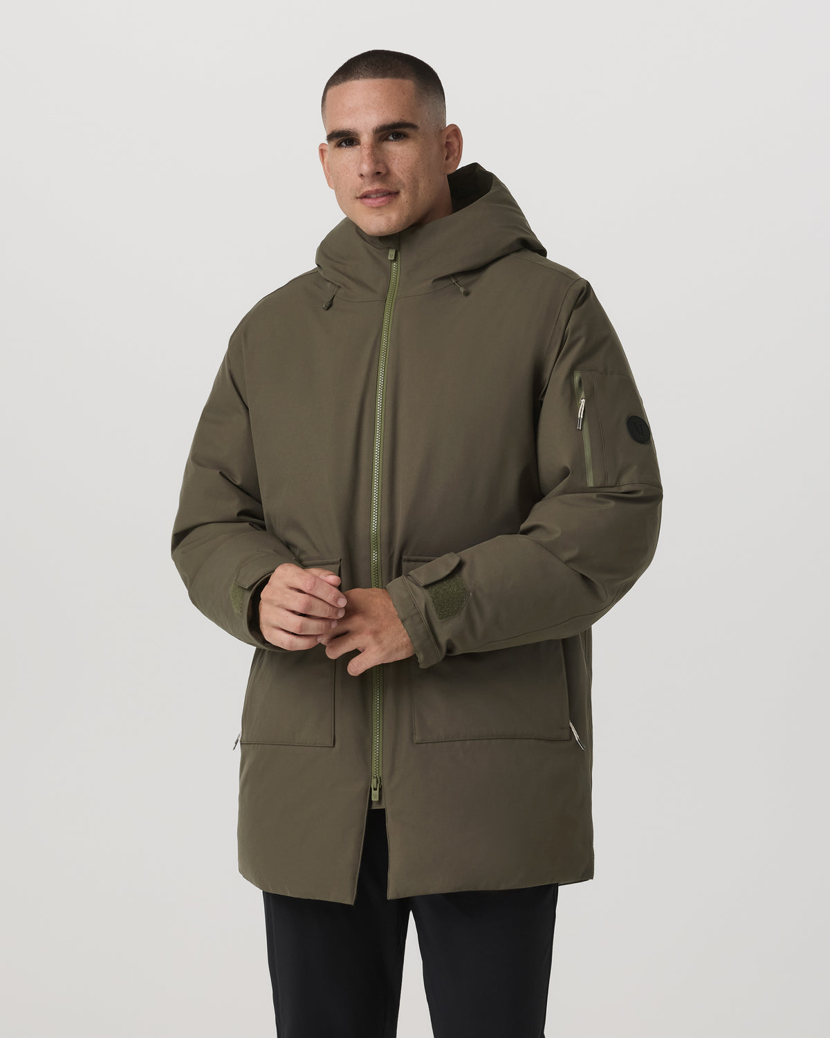 Bering Down Parka Warm Men's Oregano Jacket | Vuori discount - US 3856