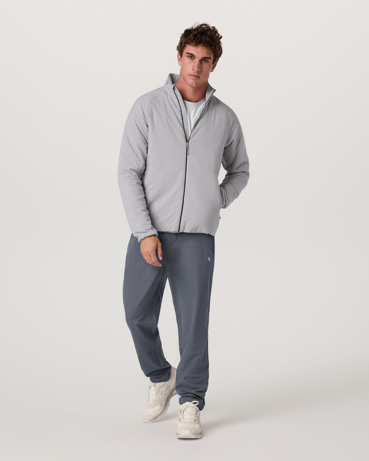 Malin Hybrid Jacket Men's Classic Fit Sea Fog Jacket | Vuori shop - US 2698