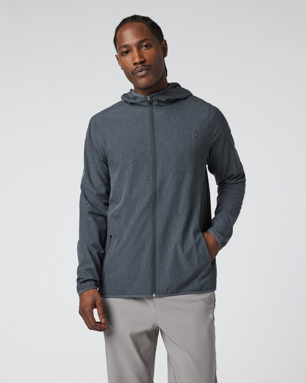 Outdoor Trainer Shell Dark Pewter Linen Texture | Vuori onsale - US 9292