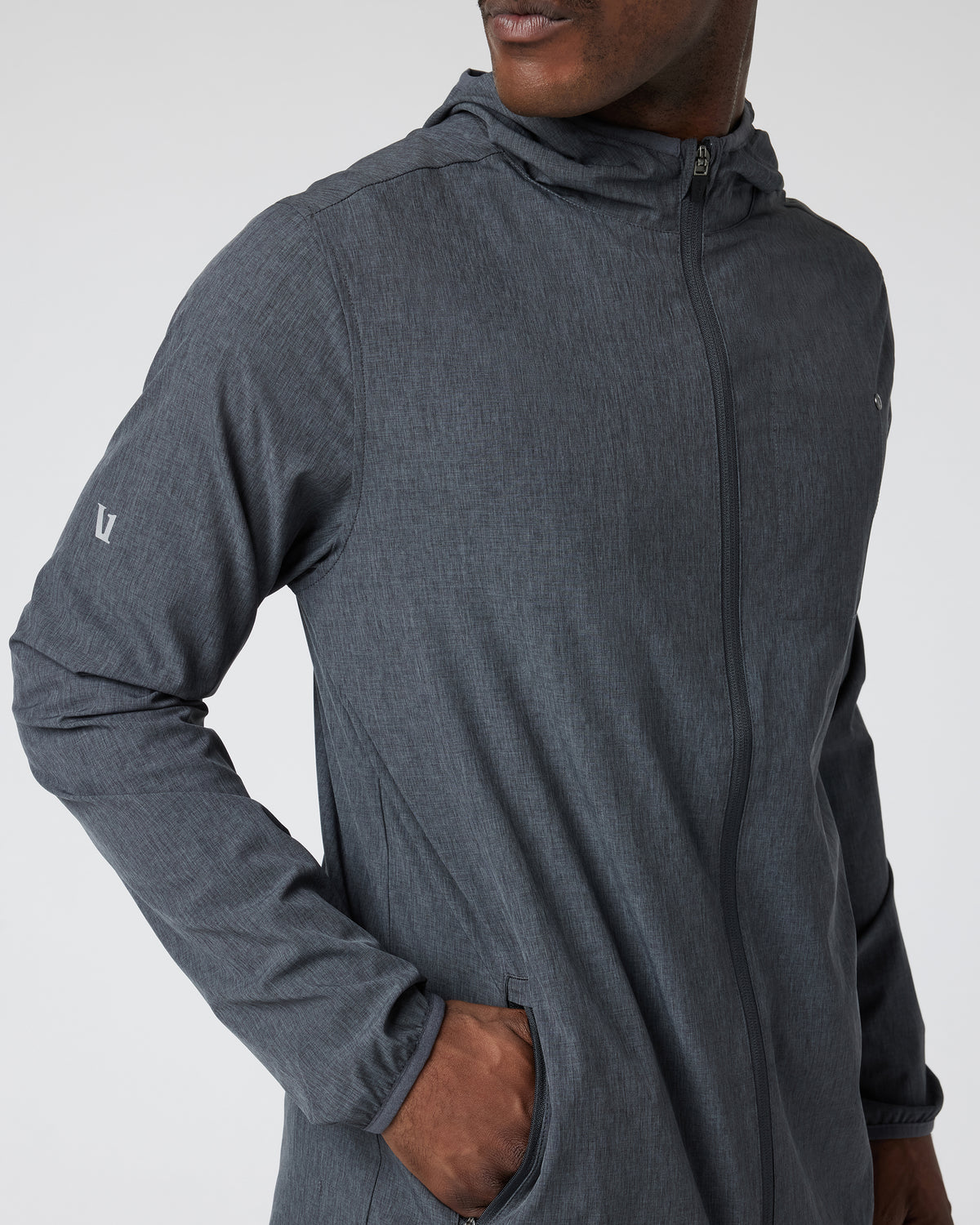 Outdoor Trainer Shell Dark Pewter Linen Texture | Vuori onsale - US 9292